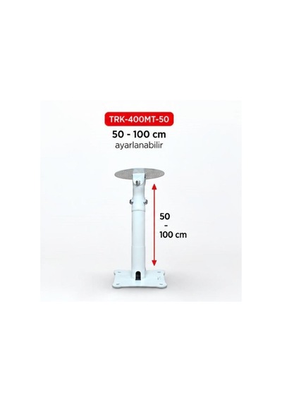 Electroon Trk-400mt-50 Teleskopik Uzatma Tavan Ayak 50cm+50cm