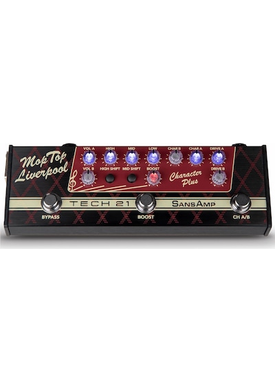 Tech 21 SansAmp Character Plus MopTop Liverpool Gitar Pedalı (CPS