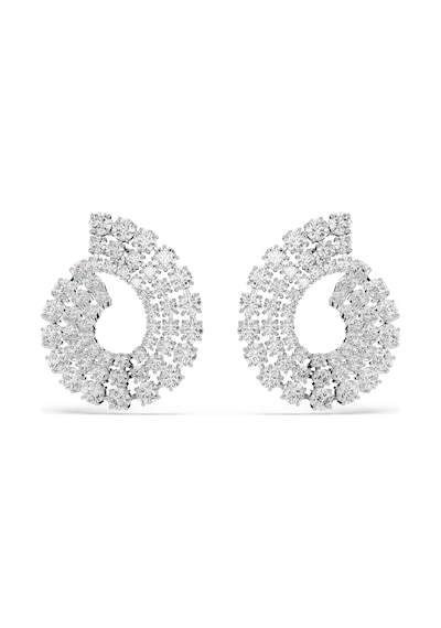 5705834 Swarovski Küpe Matrıx:pe Round Whıte/rhs Metalik