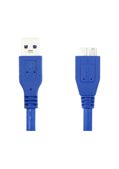 3.0 Usb Kablo-Mavi Renk-1 Metre-Erkek Usb To 3.0 3.0 Usb Kablo-Mavi Renk-1 Metre-Erkek Usb To 3.0