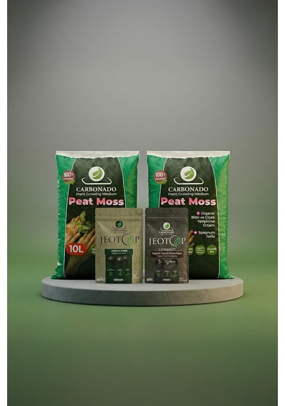 Peat Moss 10 L 2 Adet + Jeotop Leonardit Ve Organik Gübre Yetiştirme Paketi Diğer