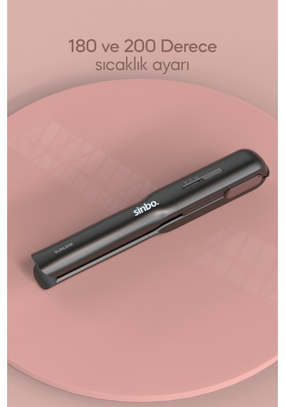 Sinbo Kablosuz Şarjlı Saç Düzleştirici Gri Shd-1742 Şarjlı, Seyahat Tipi, Pratik Kullanım
