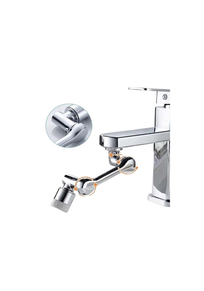 Evrensel 2 Modlu Robotik Kol Mutfak Banyo Musluk Başlığı