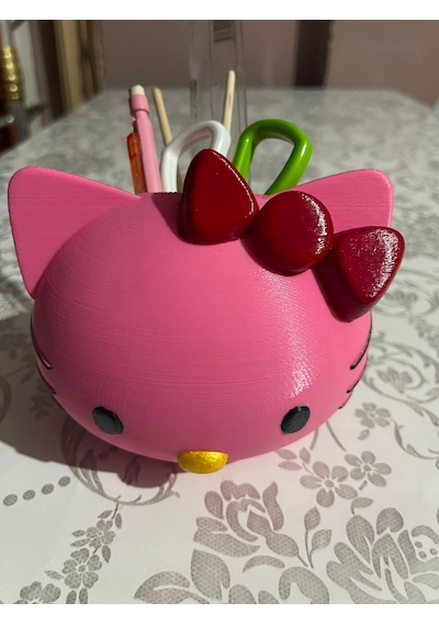 Hello Kitty Kalemlik - Organizer Koyu Pembe