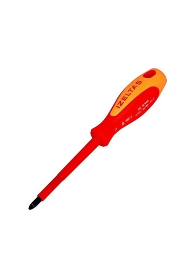 İzeltaş 4,5x80 Elektrikçi İzoleli Yıldız Tornavida 1000 V 4145184580