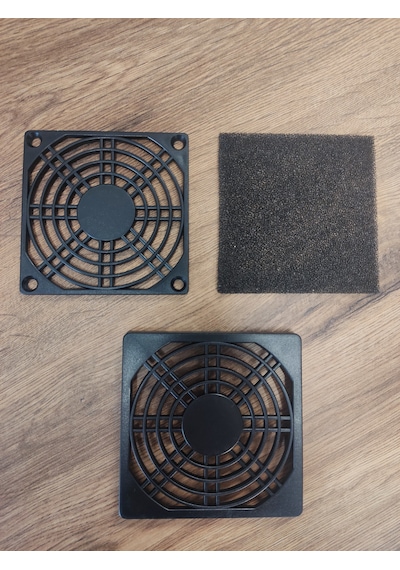 80x80 Fan Süngerli Toz Filtresi