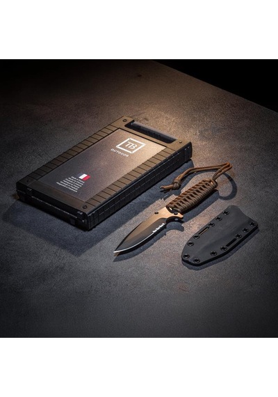 Tb Outdoor Maraudeur G10 Saplı Kamp Bıçak Haki Siyah