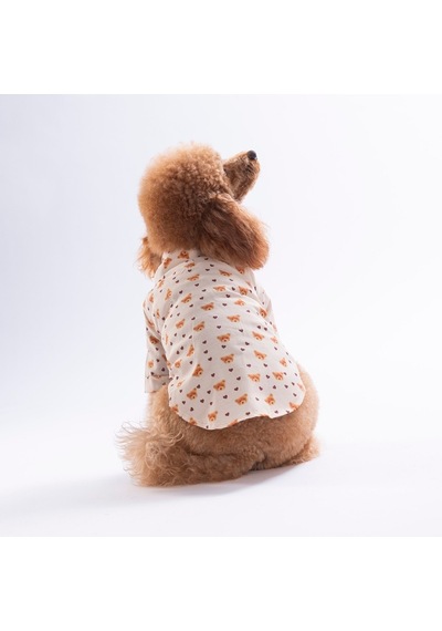 Teddy Belle Kedi Köpek Gömleği - Kedi Köpek Kıyafeti-kedi Gömlek-köpek Gömlek