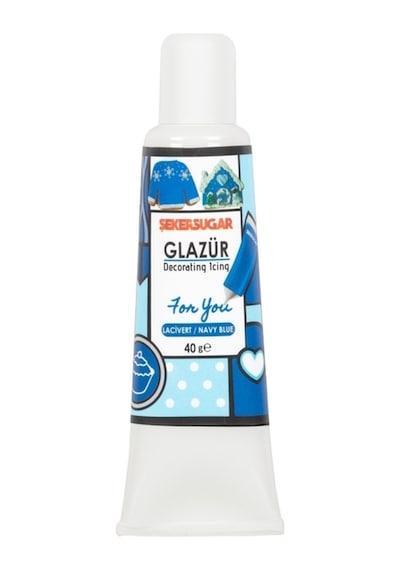Şeker Sugar Hazır Glazür Lacivert 40 G