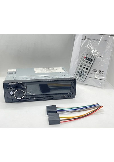 Everton Rt-3026 Çift Usb Usb-Sd-Fm-Aux Bluetooth Oto Teyp 4X60W