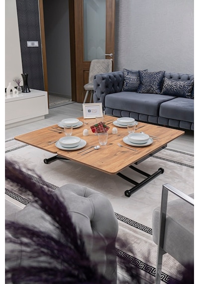 Juppo Üst Tabla Mdf Efesçam Oval Köşe Alt Siyah İçe K