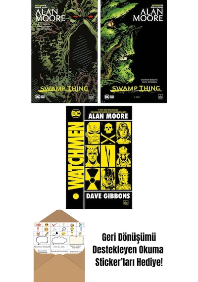 Swamp Thing Efsanesi: 5. Cilt + Swamp Thing Efsanesi: 1. Cilt + Watchmen