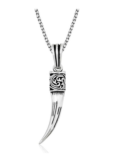 Gümüş Fil Dişi Kolye (551234708)