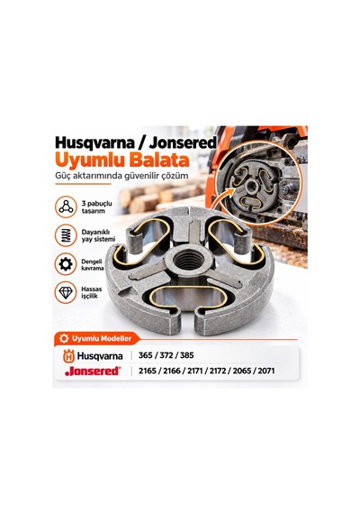 Algaride Husqvarna 365 372 385 Jonsered 2165 2171 2172 2065 2071 Uyumlu Motorlu Testere Debriyaj Balatası