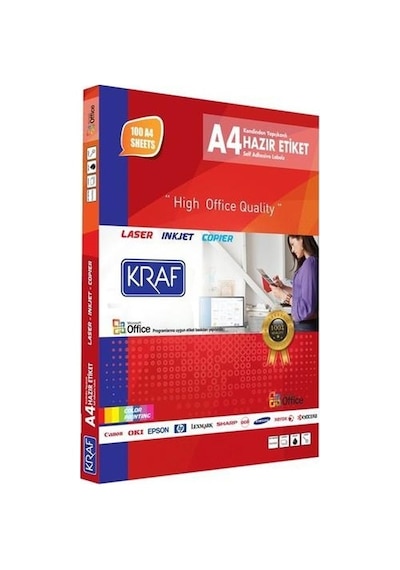 KRAF LASER ETIKET 2065  38.1x21.2
