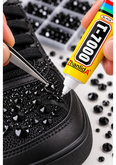 Zhanlida T-7000 Black 15 Ml Siyah Yapıştırıcı Telefon Ekran Kasa Tamiri, Taş Ve Boncuk Yapıştırıcısı