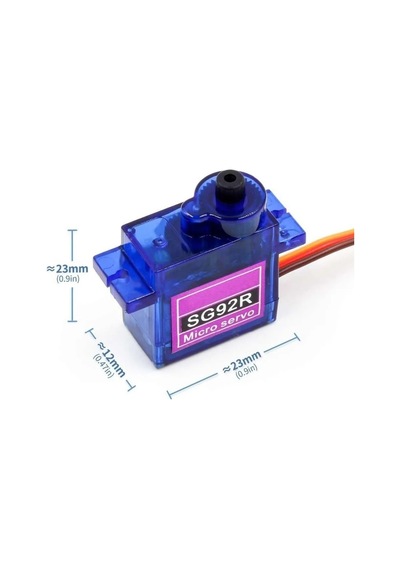 Tower Pro Sg92R 12Gr Micro Servo Motor 2.5Kg 4,8V Plastik Dişli