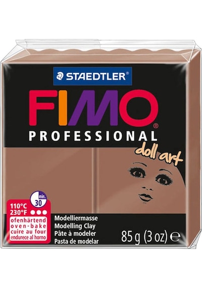 Staedtler Fimo Professional Doll Art Polimer Kil 85 Gr. 78 Nougat