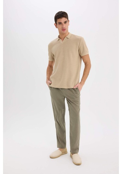 DeFacto Regular Fit Polo Yaka Kısa Kollu Tişört E1215AX25SMBG764