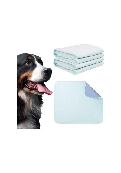 Tr Köpekler İçin Yıkanabilir Pee Pedleri, 2'li Paket Yeniden Kullanılabilir Köpek Pedleri Su Geçirmez Pet Whelping
