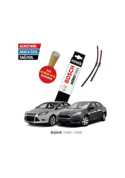 Bosch Aerotwin A640S Ford Focus 3 Silecek Seti (2012-2018)