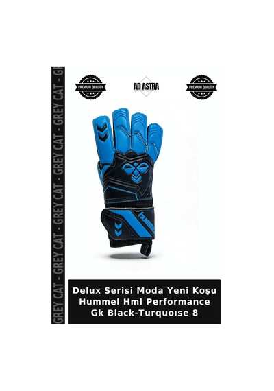 Delux Serisi Moda Yeni Koşu Hummel Hml Performance Gk Black-turquoıse 8 Çok Renkli