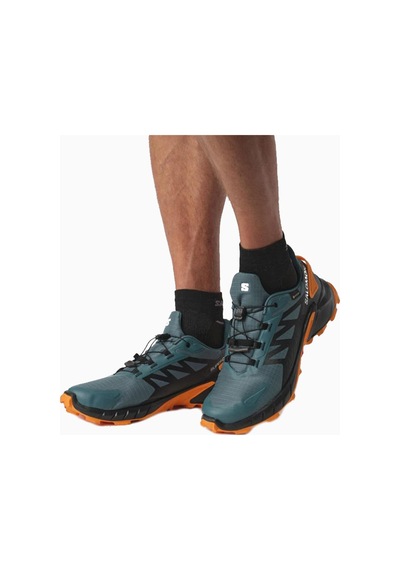 Salomon Supercross 4 Gore-tex Erkek Patika Koşu Ayakkabısı Petrol