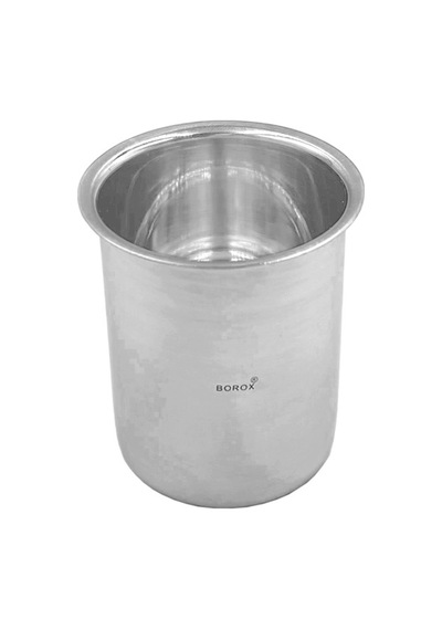 Borox Paslanmaz Çelik Beher 250 ML Laboratuvar Ölçü Kabı