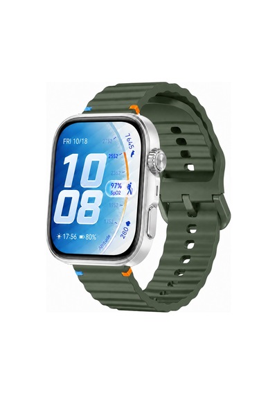 Huawei Watch Fit 5 Pro İle Uyumlu Dalga Desenli Tokalı Yumuşak Soft Silikon Kordon