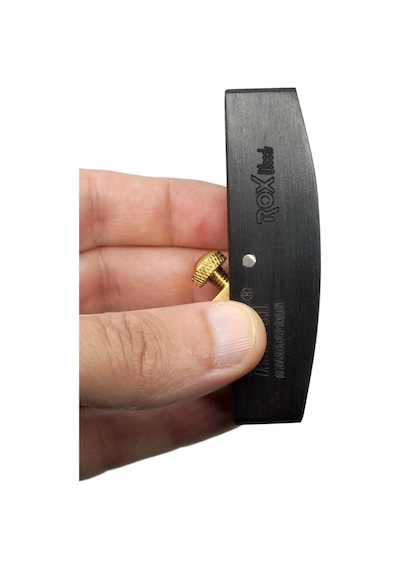 Rox Wood Mujingfang Mini Abanoz Enstrüman Rende İç Bükey 80 Mm N11.325