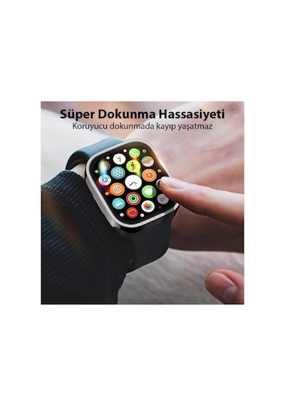 Dux Ducis Hamo Series Watch Ultra 49mm İçin Hard Pc Full Koruma Sert Armor Zırh K - Hs08379394-6 Siyah
