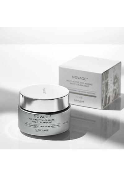 Novage+ Multi-active Yaşlanma Karşıtı Gece Kremi Light