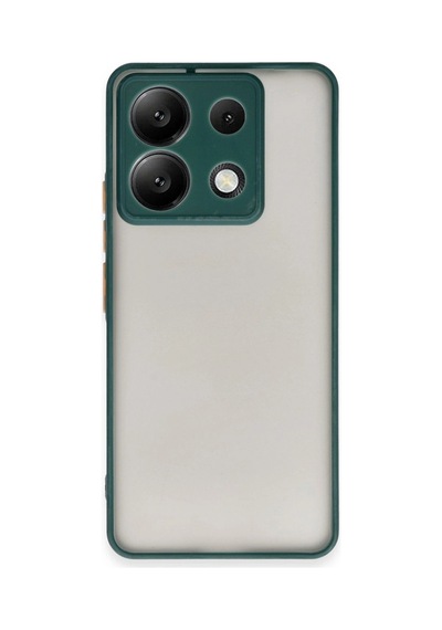 Herşeytrend Xiaomi Redmi Note 13 Pro 5g Kılıf Montreal Silikon Kapak - Yeşil Çok Renkli