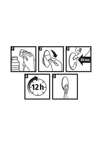Permanent Askı Plastik Büyük Oval Beyaz 2 Adet X 3 Paket Toplam 6 Askı Diğer