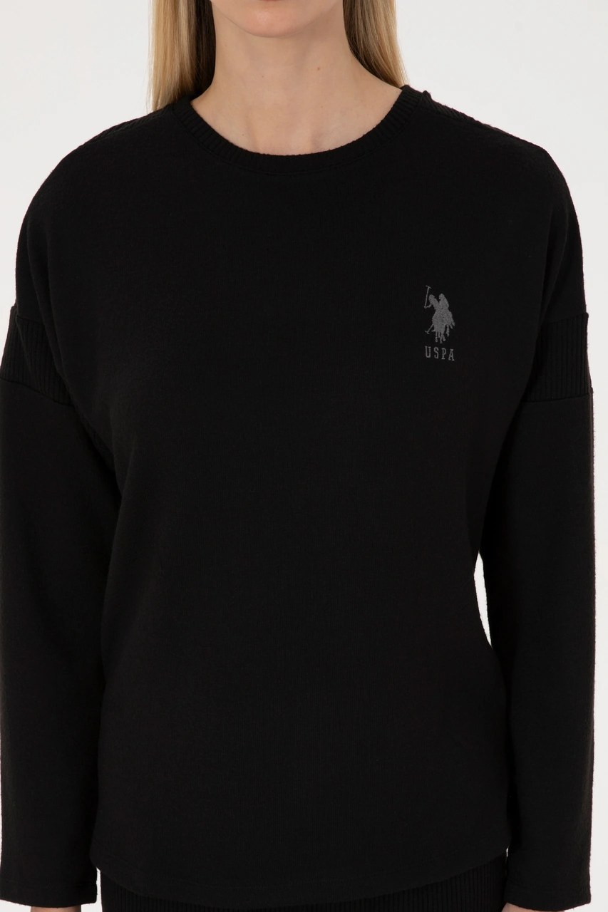 U.s. Polo Assn. Kadın Siyah Pijama Takım 50302050-vr046 Siyah