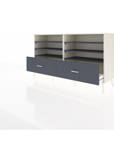 Hyperion Konsol 6 Raflı 2 Çekmeceli 176x44x99 Aytaşı-antrasit Aytaşı-antrasit Hyperion Konsol 6 Raflı 2 Çekmeceli 176x44x99 Aytaşı-antrasit Aytaşı-antrasit