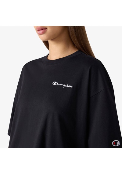 Champion Ss Kadın Siyah T-shirt 118850 2800282