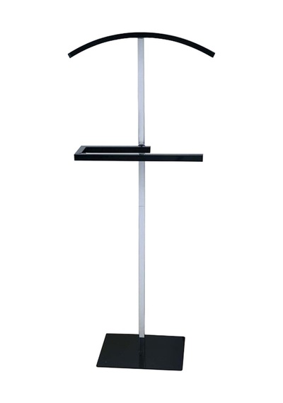 Polla Gümüş & Siyah Metal Dilsiz Uşak 45x26x115 Cm Diğer