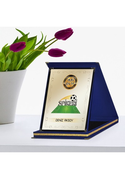 Kişiye Özel Yılın En İyi Spikeri Lacivert Plaket Ödülü