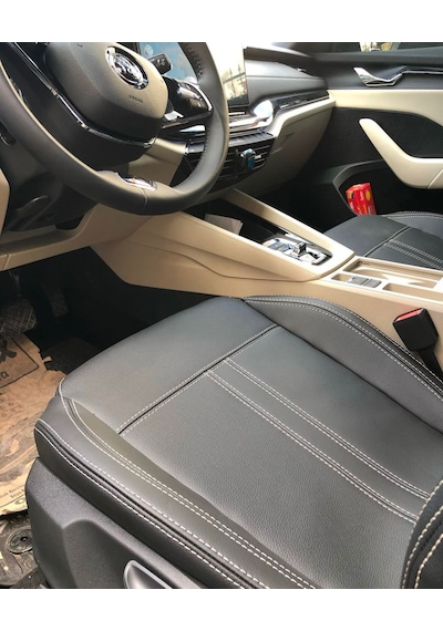 Reis Dizayn Skoda Octavia 2020-2025 Uyumlu Özel Dikim Deri Koltuk Kılıfı 01