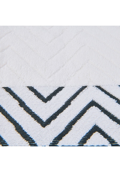 Soft Wave Yüz Havlusu - Beyaz - 50x70 Cm Renkli
