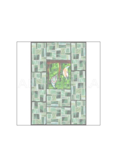Artebella Mozaik Kolay Transfer 1570k Koyu Zemin 23x34cm