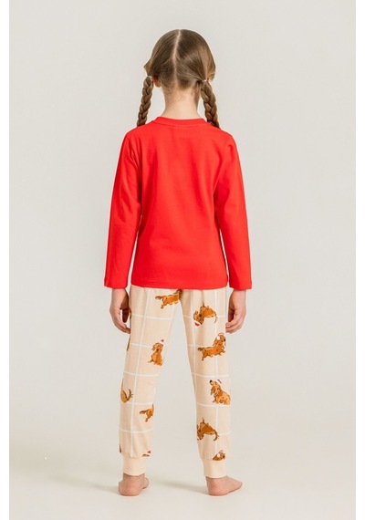 Rolypoly Kız Çocuk Forever Friends Kırmızı Uzun Kol Pijama Takım Rp3907-c-v1 Rp3907-c-v1