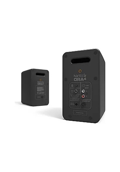 Ora4 100w Güçlendirilmiş Referans Masaüstü Hoparlörler, Bluetooth - Siyah, Çift Type C Güç Kablosu Dahil