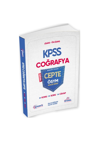 KPSS Lisans Ön Lisans Coğrafya Cepte Konu Anlatımlı Soru- Cevap