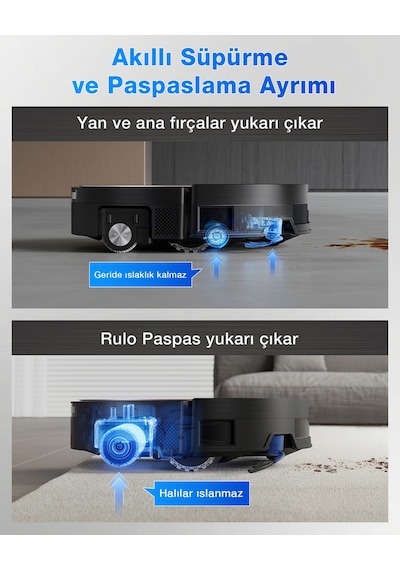 Ecovacs Deebot X11 OmniCyclone Toz Torbasız Robot Süpürge ve Paspas