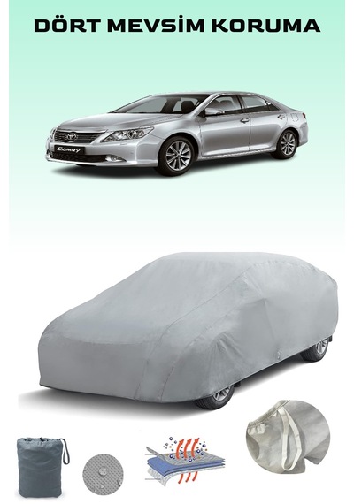 Gri Toyota Camry 7 Araba Brandası, Oto Örtüsü, Araba Çadırı Gri
