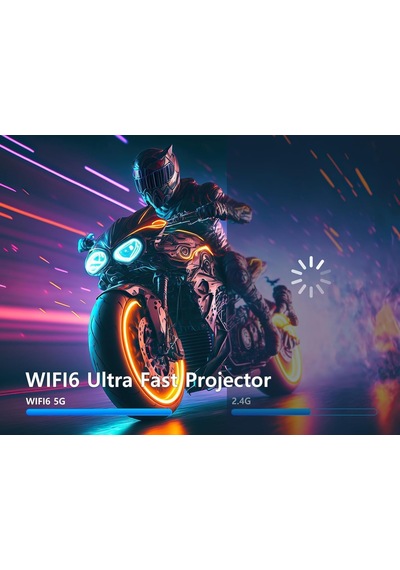 Magcubic Hy320 Mini Projektör, 4k Ve 1080p Destekli, Wifi İle Ekran Yansıtma, Android, Taşınabilir Led Ev Sineması