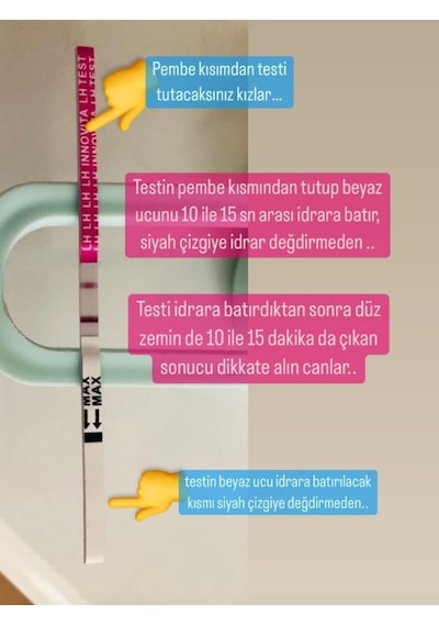 Innovita Ovulasyon Testi 30'lu + Gebelik Testi 3'lü