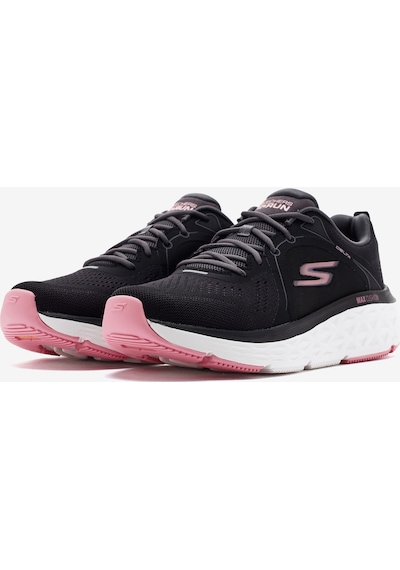 Skechers Max Cushioning Delta - Smooth Stride Kadın Siyah Koşu Ayakkabısı 129132 Bkpk Siyah
